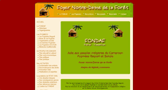 Desktop Screenshot of fondaf-bipindi.solidarites.info